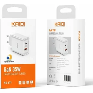 CARREGADOR DE CELULAR 35W TYPE-C/IPH KD-671CL